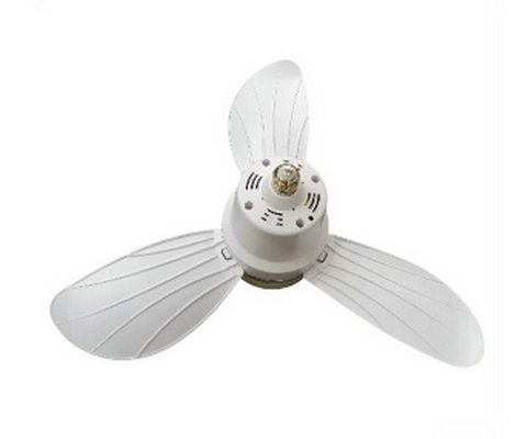 Three-blade long fan light