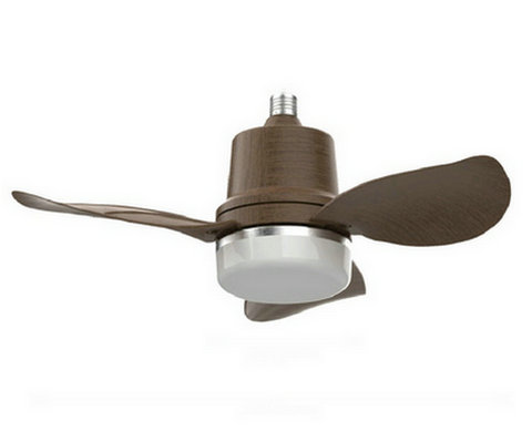 Three-blade long fan light
