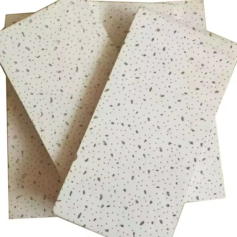 High Quality Low Cost 600X600 Acoustic Mineral Fiber Board Ceiling Tiles Price for Indoor