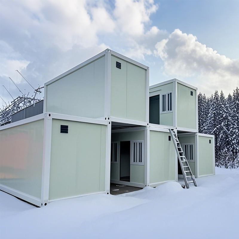 Easy to install, detachable container mobile home