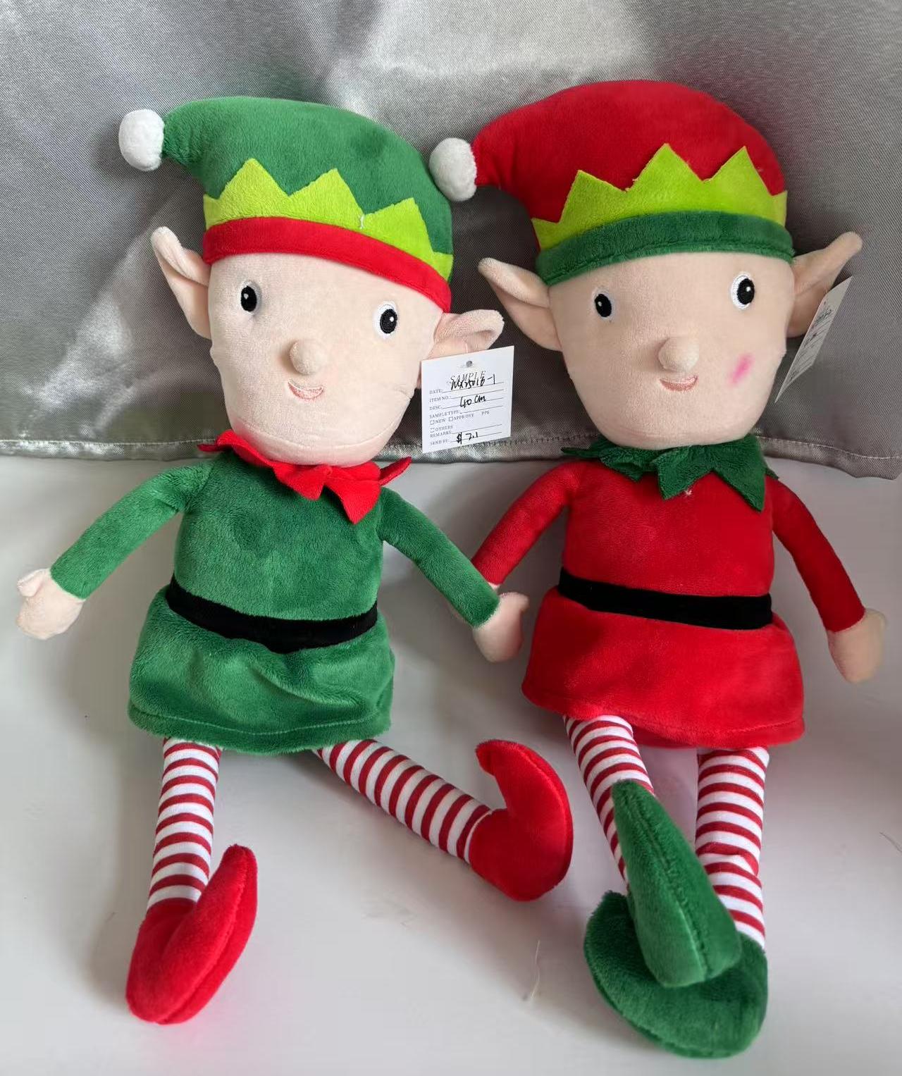 Plush Christmas dolls