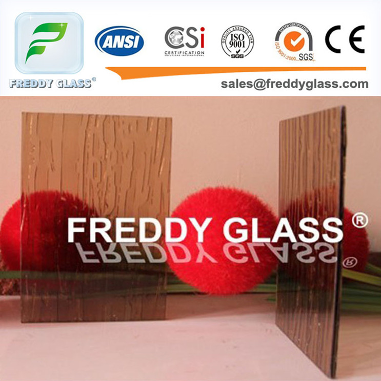 bronze Rain-B pattern glass