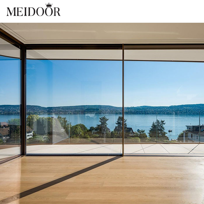 As2047 Australian Doors Double Glazed Commercial Exterior Patio Panoramic Aluminum Sliding Doors