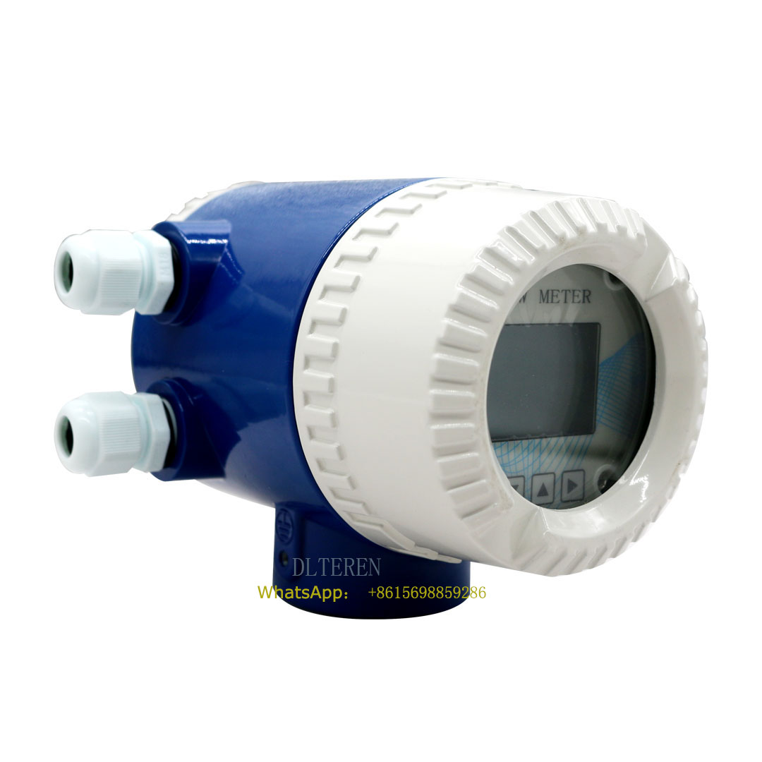 AC220V Electromagnetic Drinking Water Flow Meter Transmitter Flow Meter Converter 160mA DLTEREN