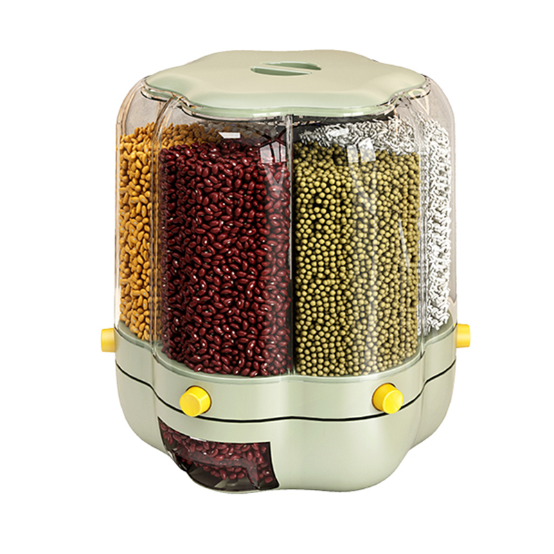 Separate rotating multigrain storage tank