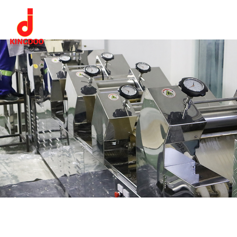 Non-fried instant noodle product line machine