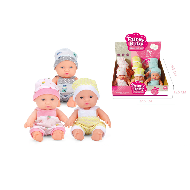 8 inch simulation baby doll(9pcs/display box))