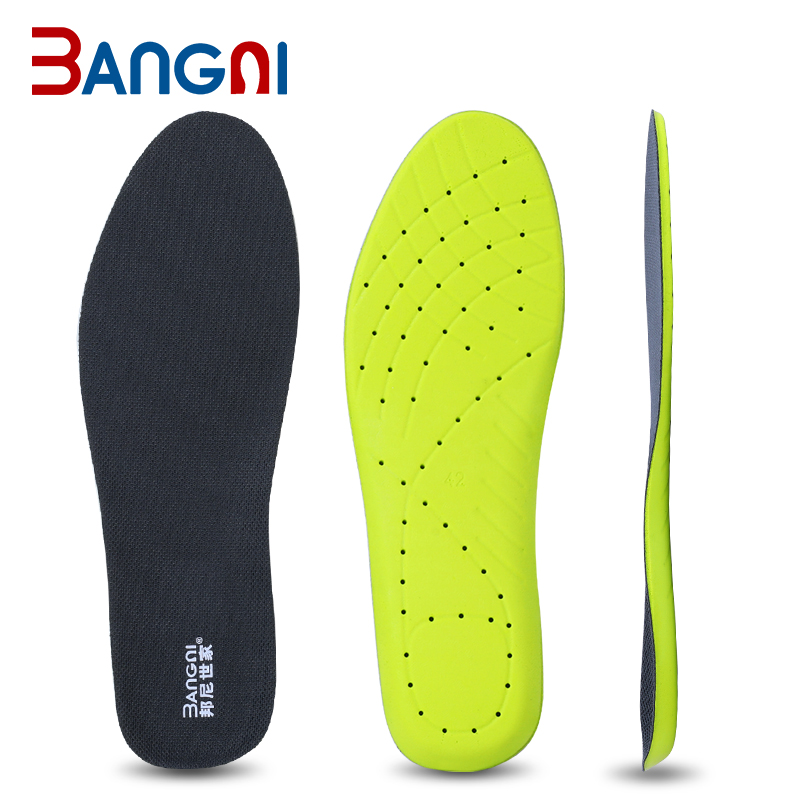 3angni PU antibacterial deodorizing sweat-absorbing comfortable daily running insoles