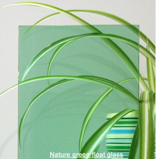 Dark green float glass