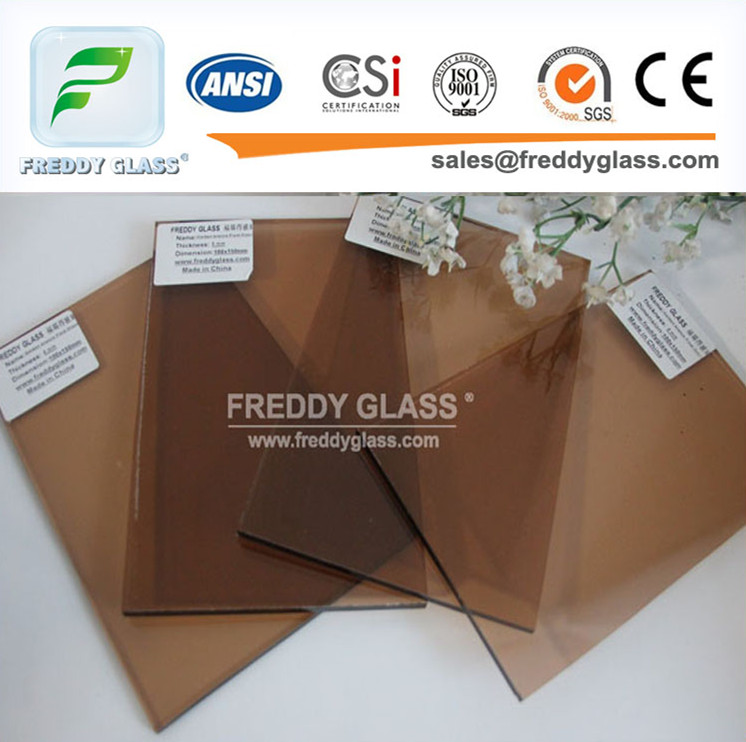 Golden bronze float glass