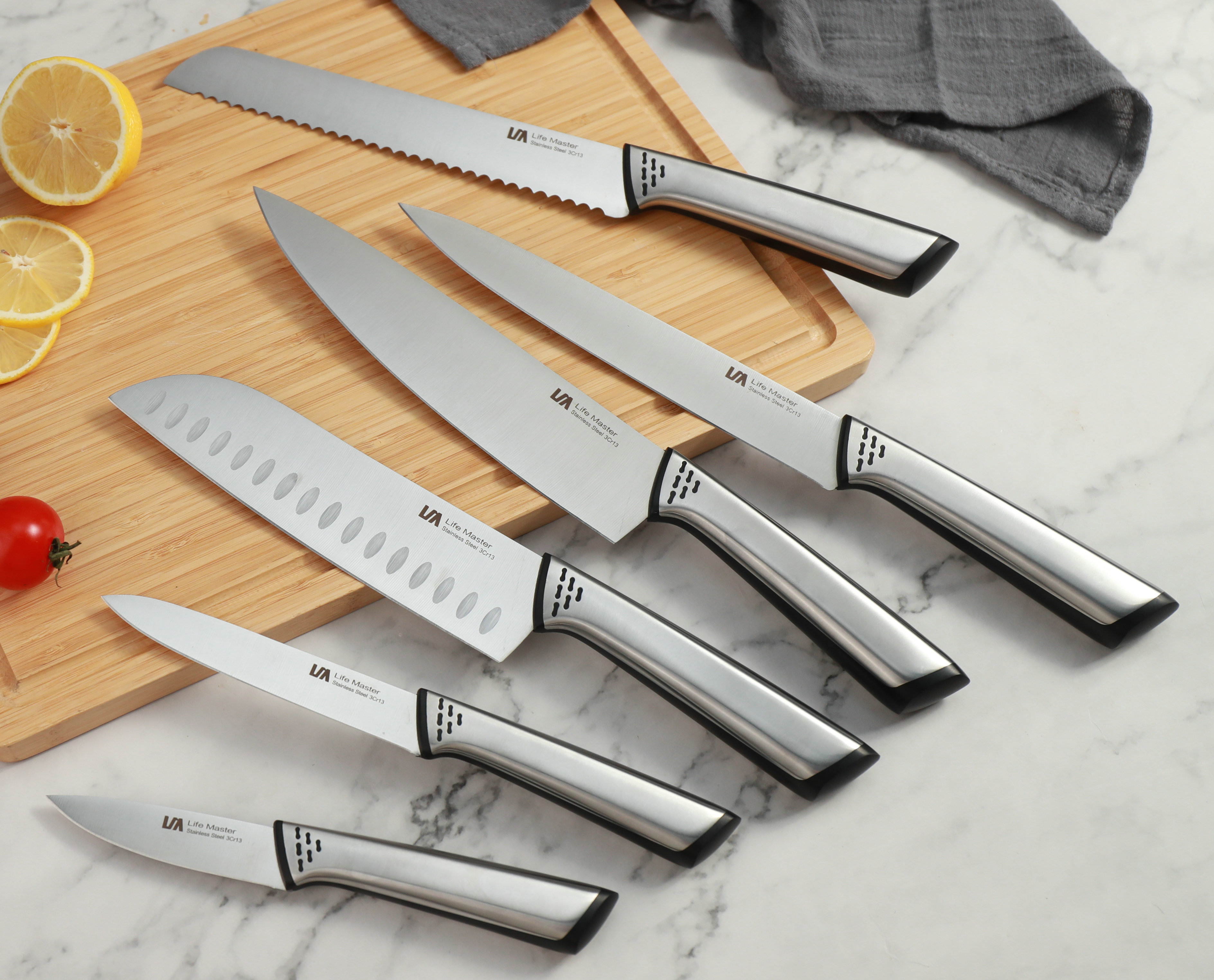 D316 stainless steel kitchen knife set