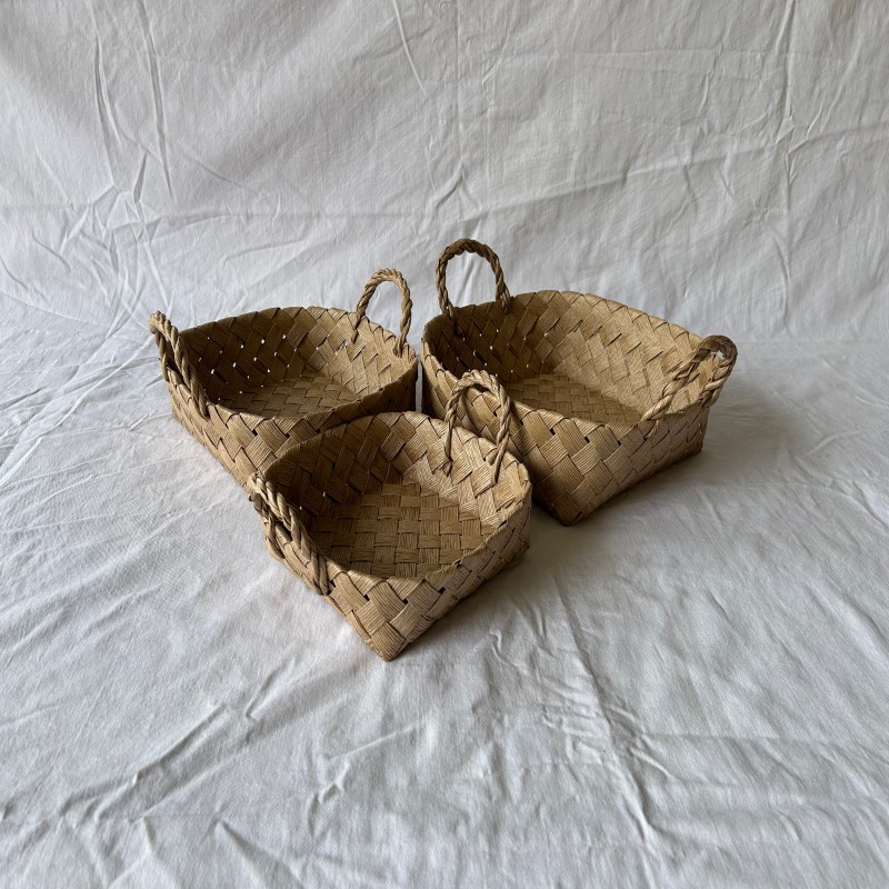 Paper rattan basket