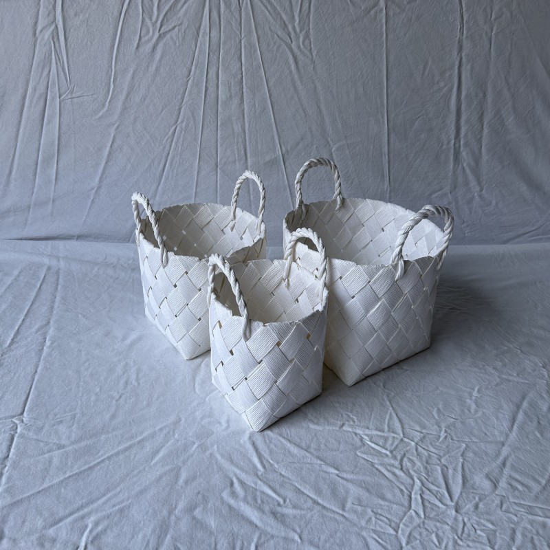 Paper rattan basket