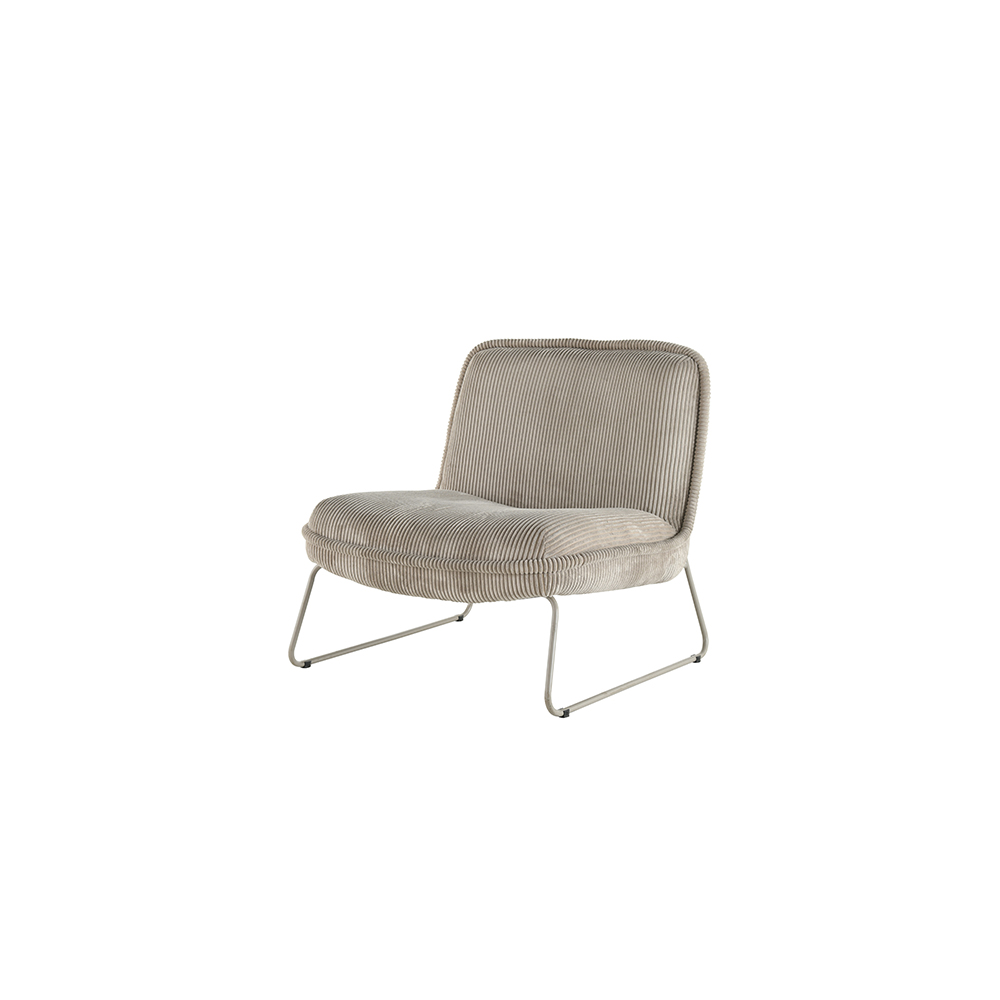 Esta Contemporary Striped Upholstered Chair