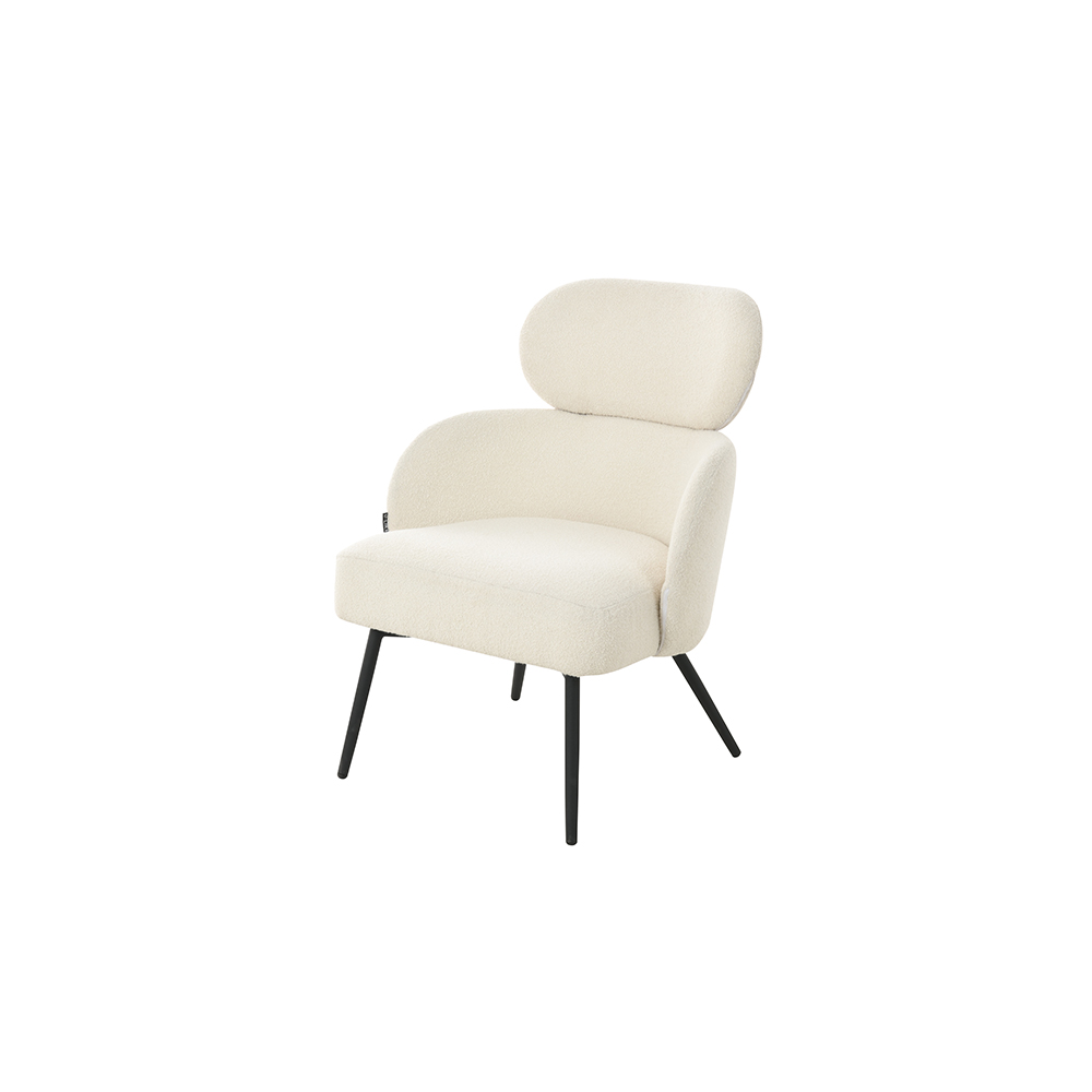 Jude Cozy Teddy Bear Fabric Chair