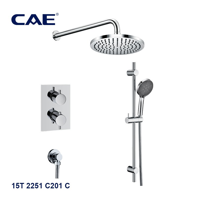 CAE 2-way thermostatic concealed shower mixer combination 15T 2251 C201 C
