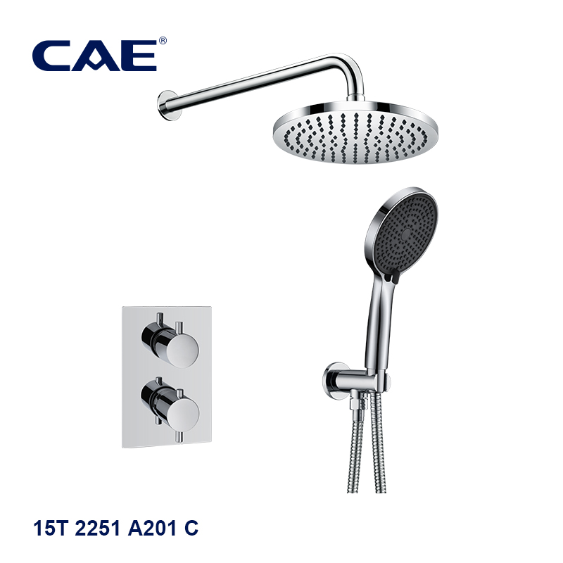 CAE 2-way thermostatic concealed shower mixer combination 15T 2251 A201 C