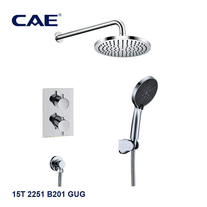 CAE 2-way thermostatic concealed shower mixer combination 15T 2251 B201 C
