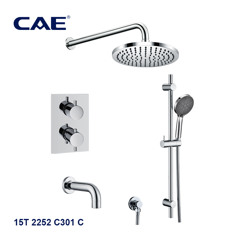 CAE 3-way thermostatic concealed shower mixer combination 15T 2252 C301 C