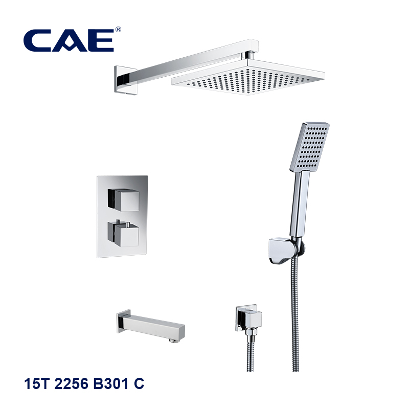 CAE 3-way thermostatic concealed shower mixer combination 15T 2256 B301 C