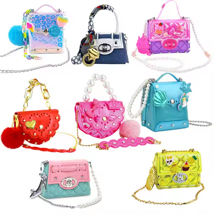 Istudio Mini Bag kids Handbag DIY Educational Toy kids Creative Handicraft Fun DIY Bag