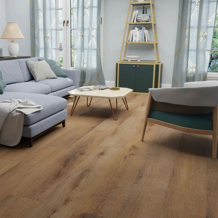Eir Wood Style Unilin Spc Vinyl Flooring Plank Anti Scratch Piso Click Lock Spc Vinyl Flooring