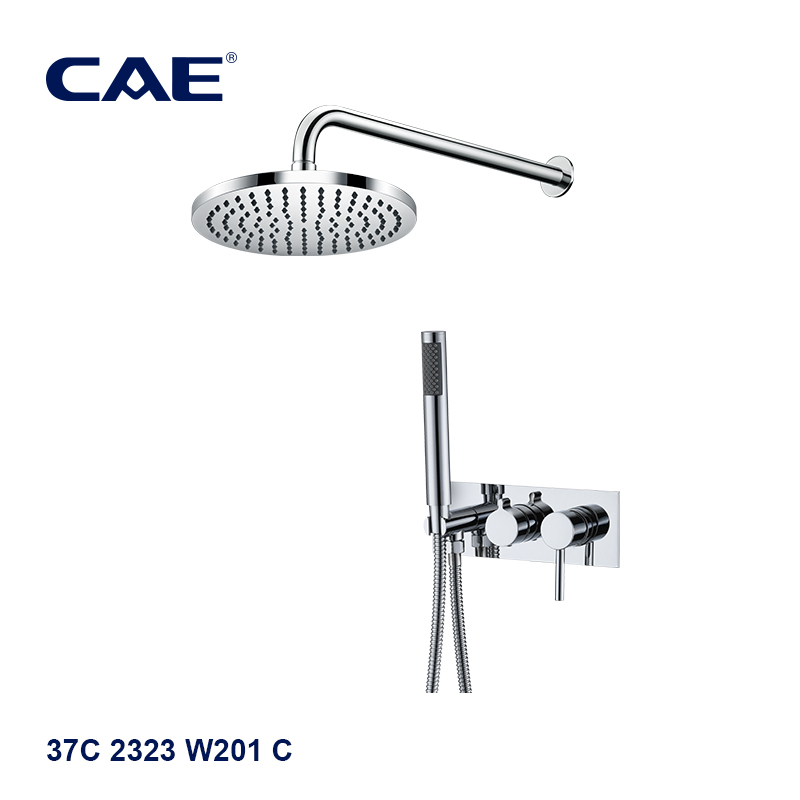 CAE 2-way concealed shower mixer combination (Horizontal type) 37C 2323 W201 C