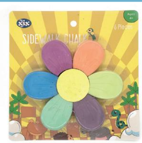 Flower Power Puzzle Chalk