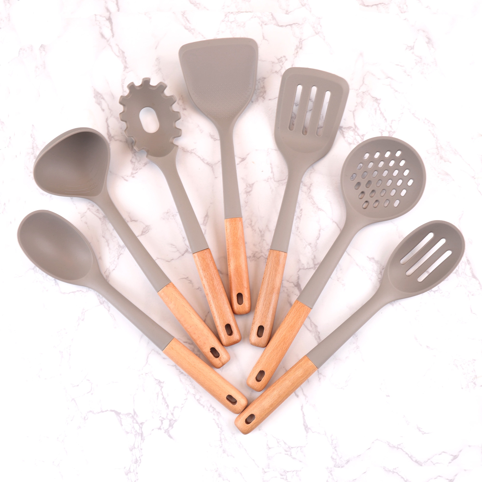 7 pcs silicone kitchenware