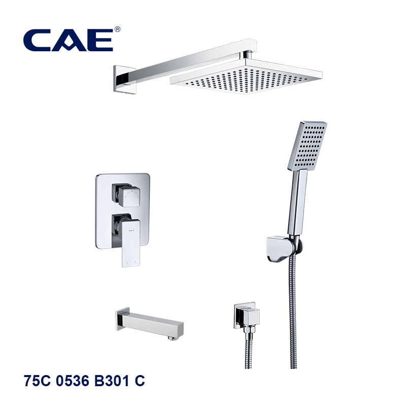 CAE 3-way concealed shower / bath mixer combination 75C 0536 B301 C