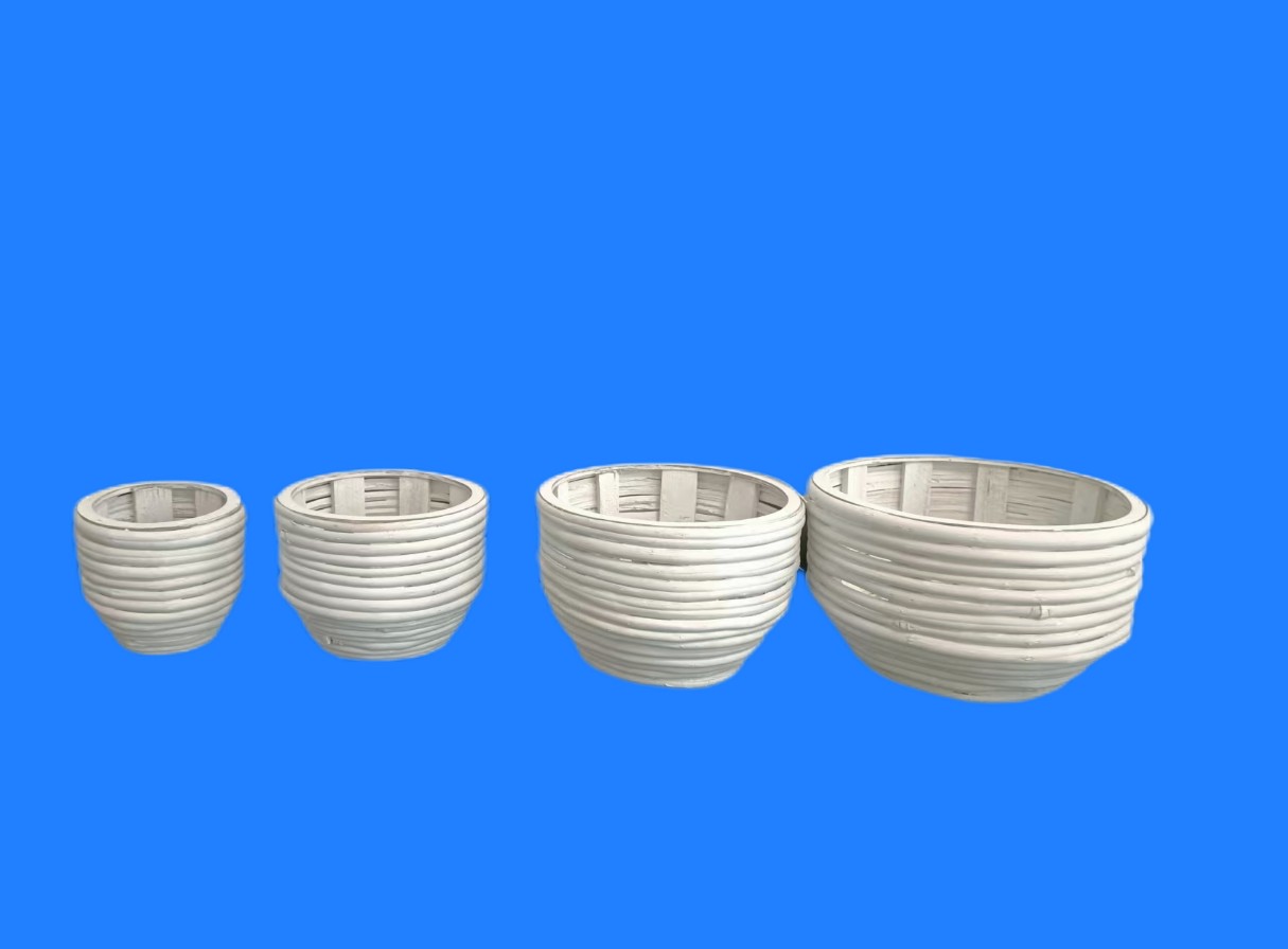Willow flower pot set