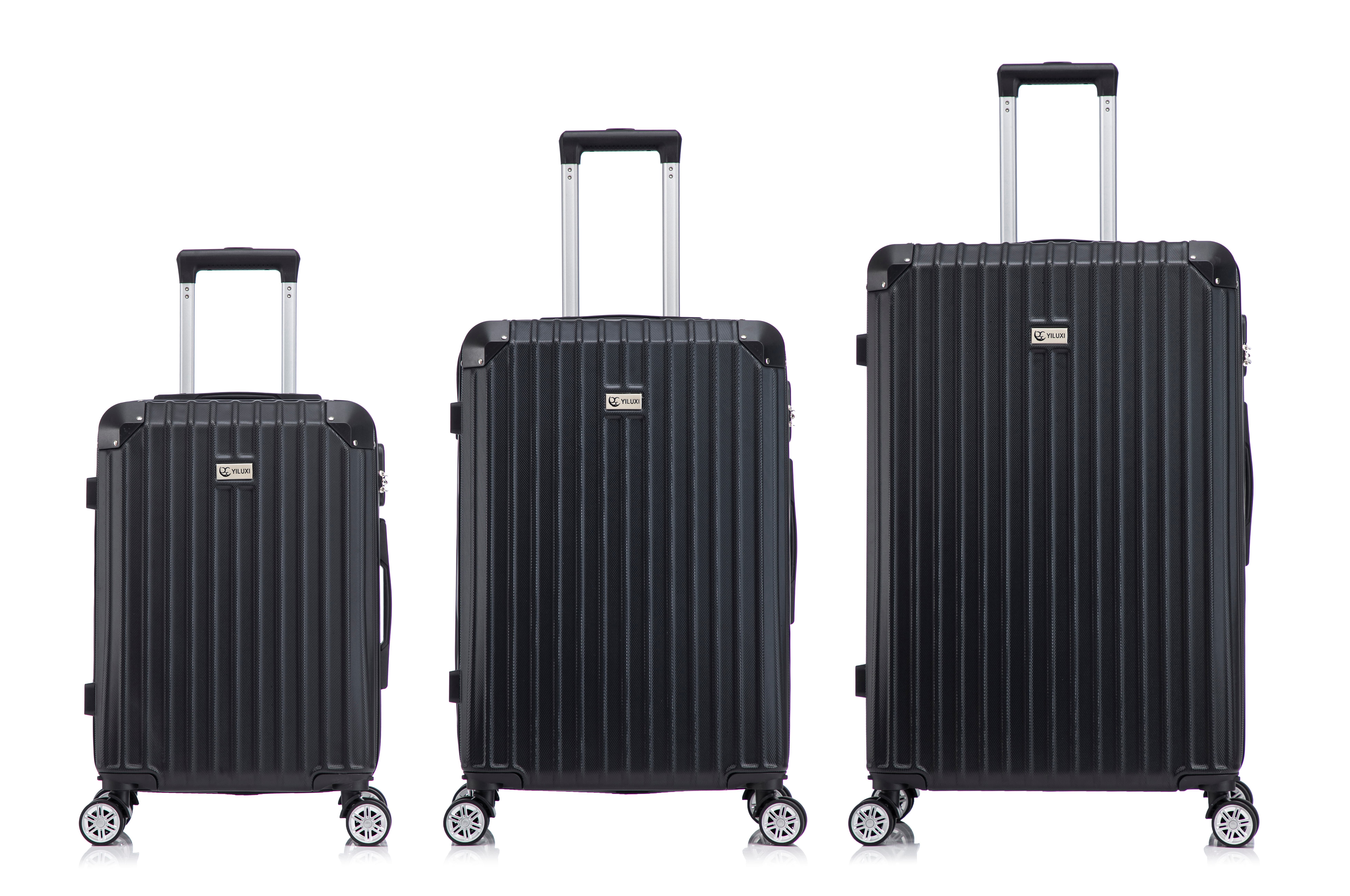 360° Swivel Double Wheels Luggage Repair Kit with Single Zipper Closure & Compact Telescopic Handle
