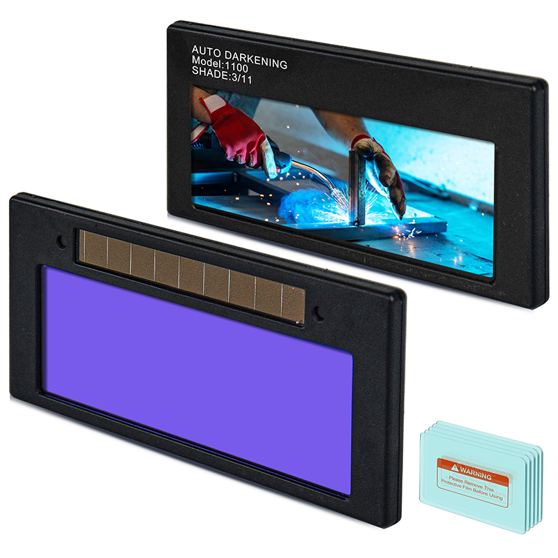 TRQ Multi Color Optional Auto Darkening Welding Helmet Lens Filter Blue Color Welding Filter Lens