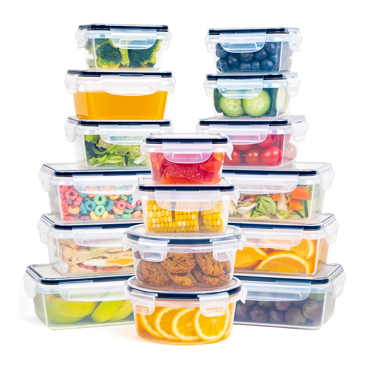 Sixteen crisper sets