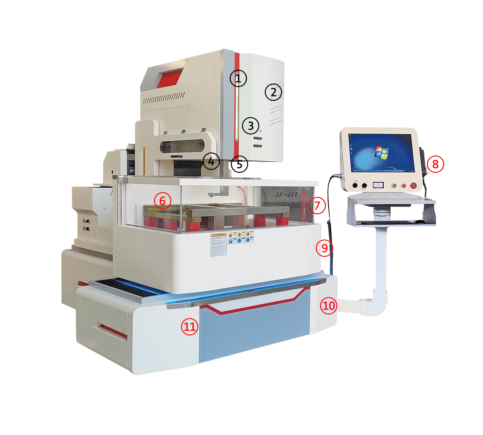 Hanyang DK7735HZ medium speed wire cutting machine