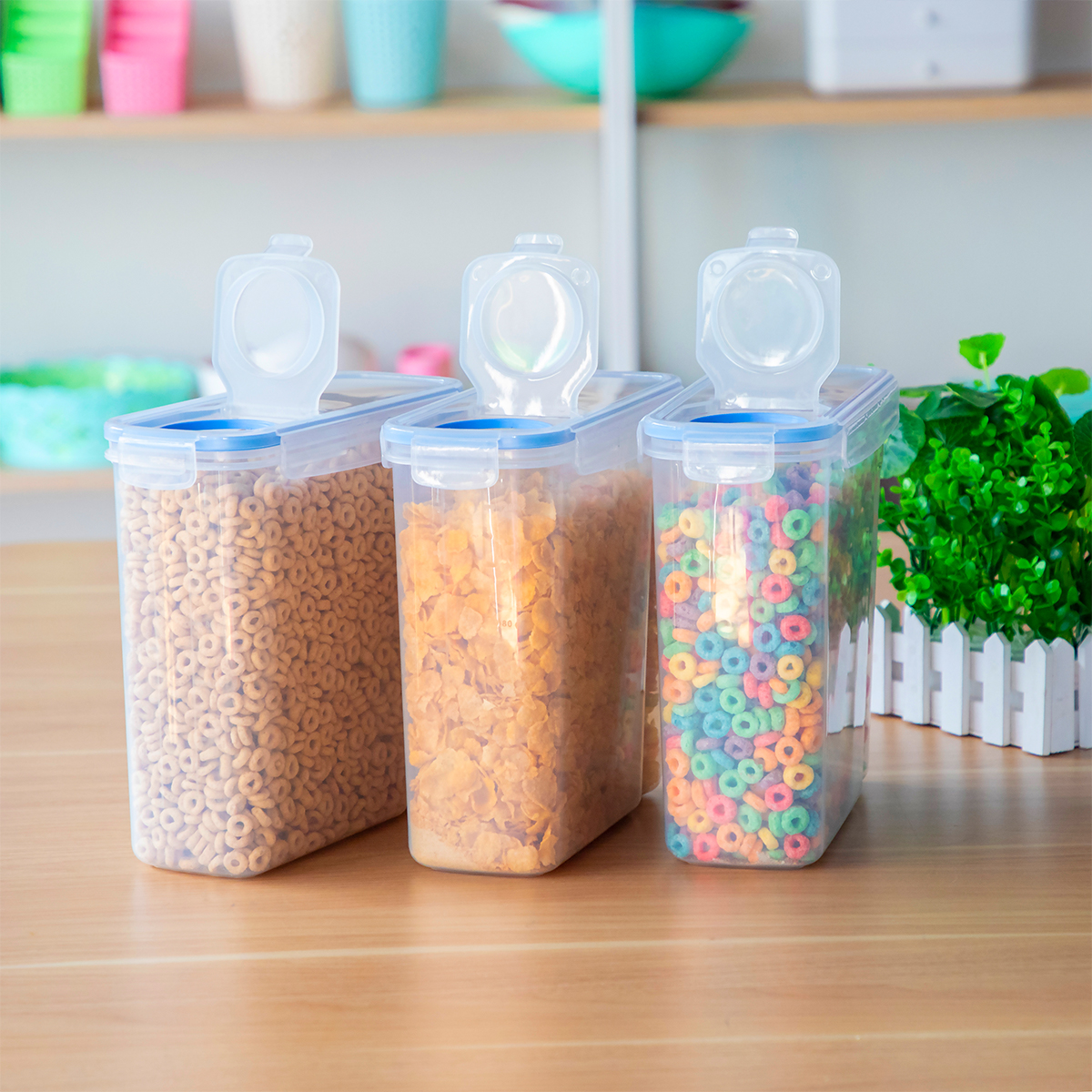 New lid-sealed storage boxes