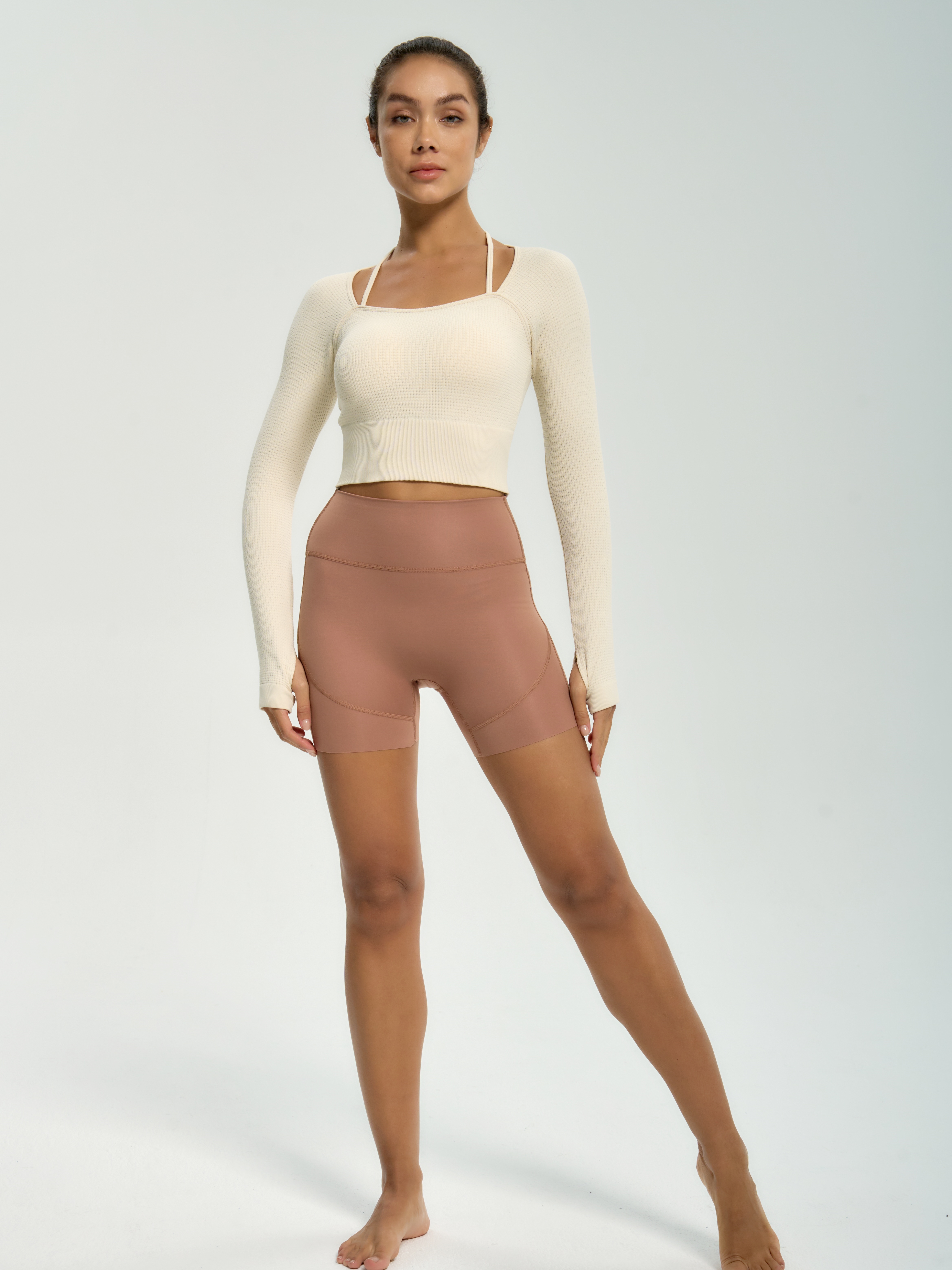 Breathable Quick-Dry Three-Quarter Sports Pants