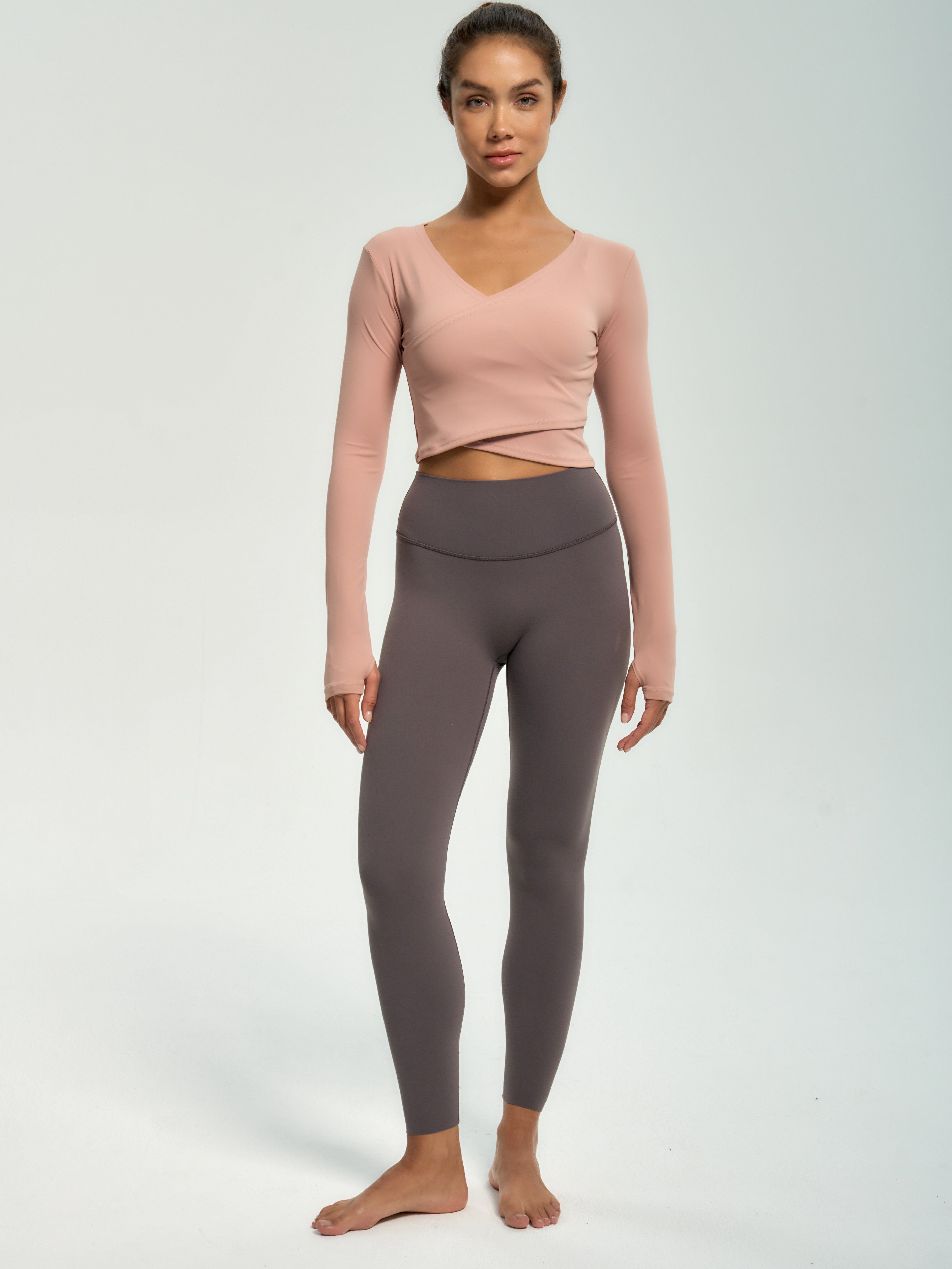 Slimming Long Sleeve Yoga Top
