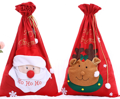 Christmas gift bags, gift bags, Christmas ornaments