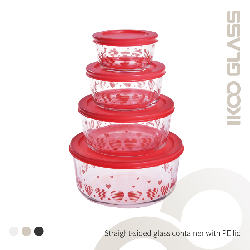 Glass food storage