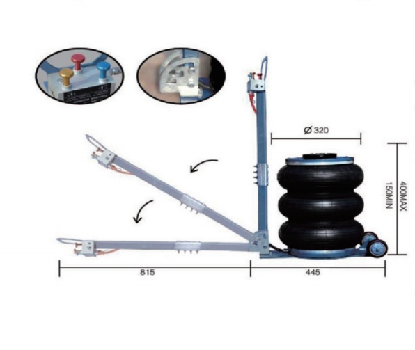 5T Air bag jack