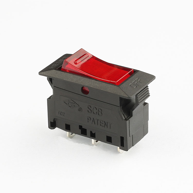 Factory supply 15A illuminated circuit breaker switch