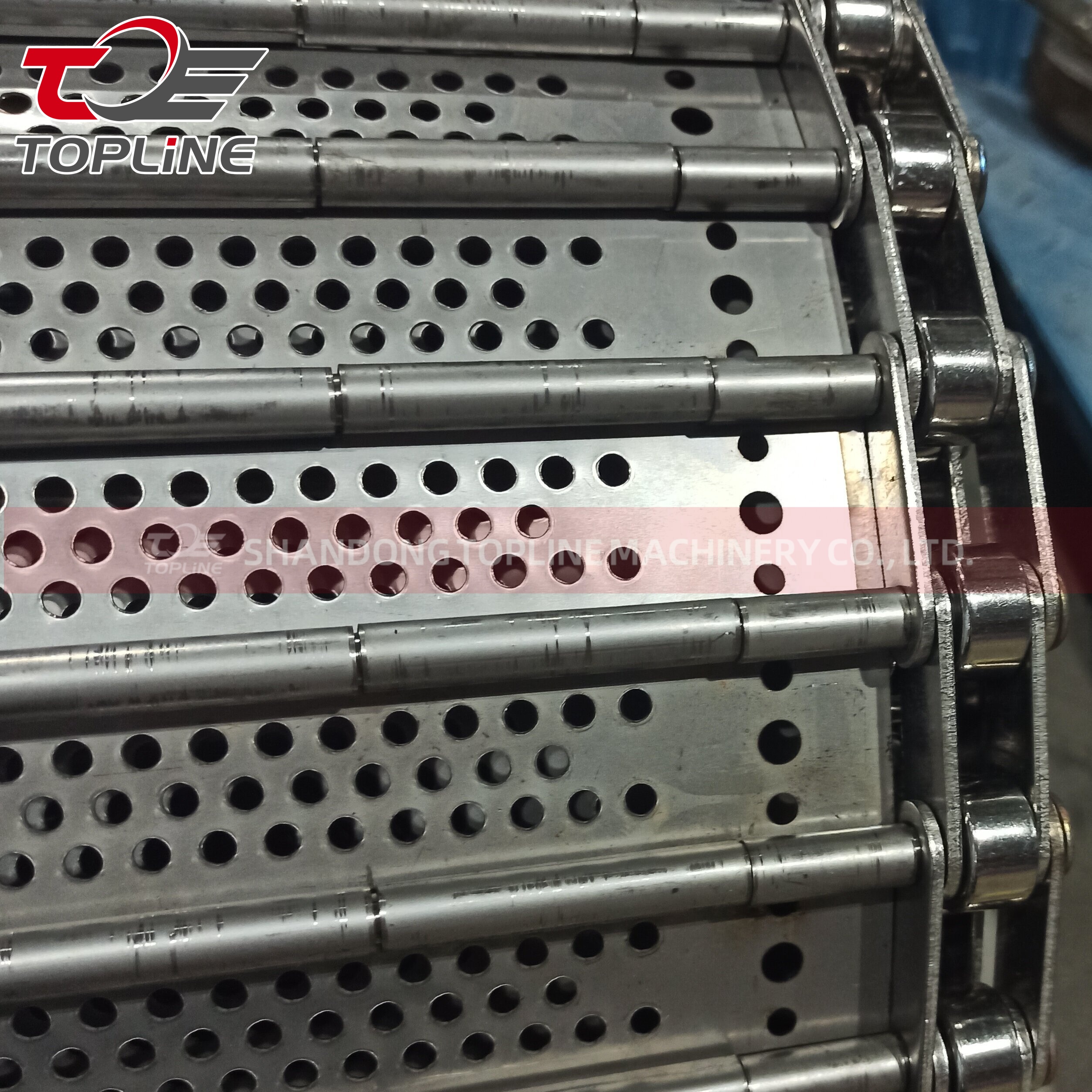 CE Sanitary 304 Stainless Steel Chain Plate Conveyor Belt for Food Processing