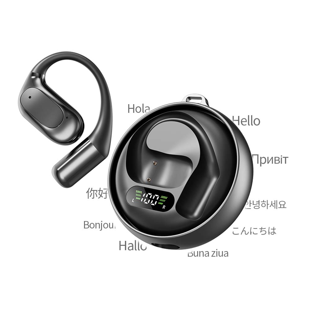 Ai Multi-Languages Learning Translation Headphone Real-Time Translate Earbuds Device
