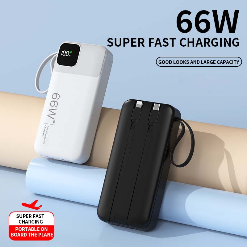 20W+22.5W PD Powerbank 30000 Mah Portable Smart Multi-compatible Fast Charging Power Bank 30000mah