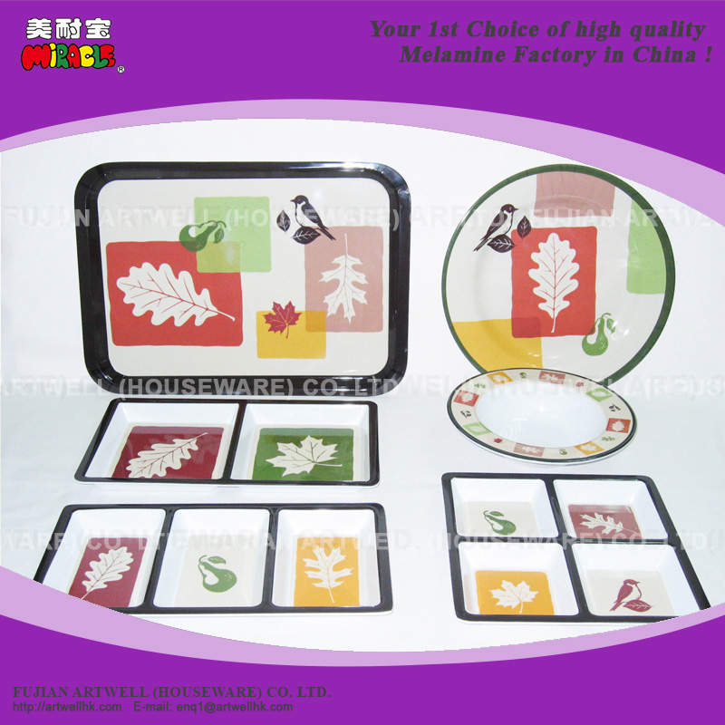 Melamine Section Tray
