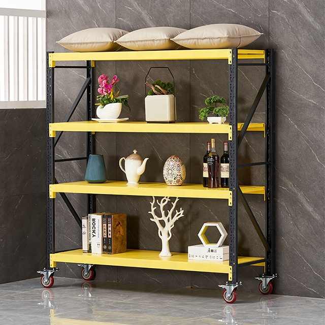 Warehouse shelves