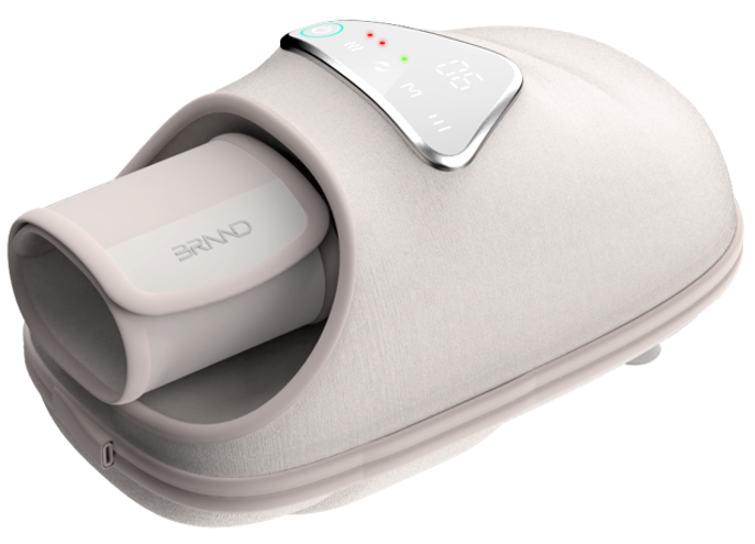 PU Cover 3D & Heating Cordless Airbag Hand-Spa Massage