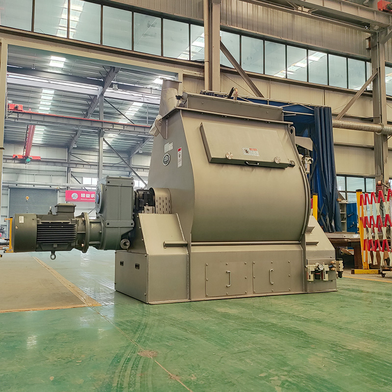 stainless steel single shaft paddle mixer
