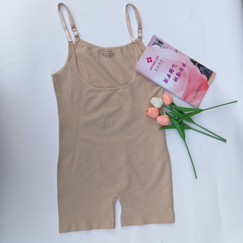 Women's Shaper Belly Pants Seamless Tight Strap Tunic